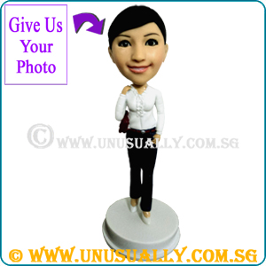 Full Custom 3D Trendy Executive Female Figurine